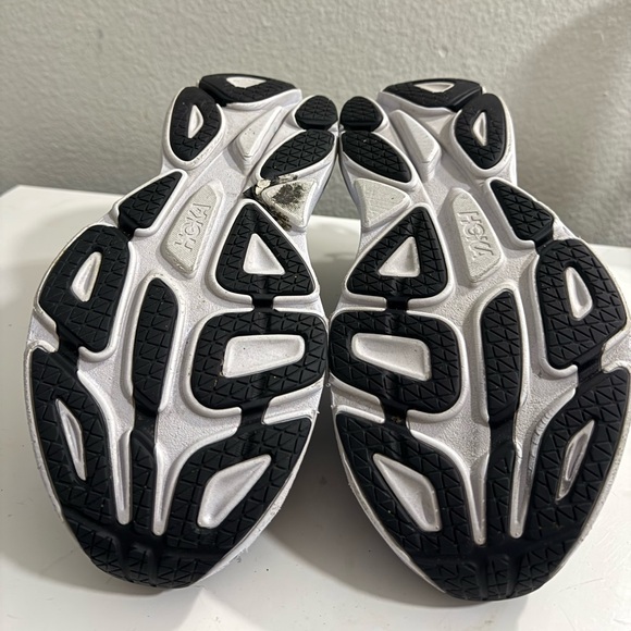 Hoka Women's Black and White Running Shoes - Picture 7 of 10
